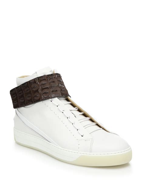 fendi sneakers dame|fendi designer high top sneakers.